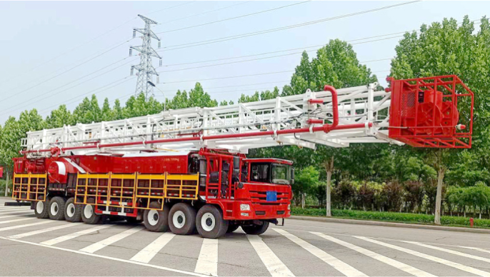 Oilfield drilling vehicle