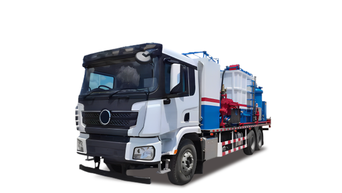 Oilfield well washing vehicle